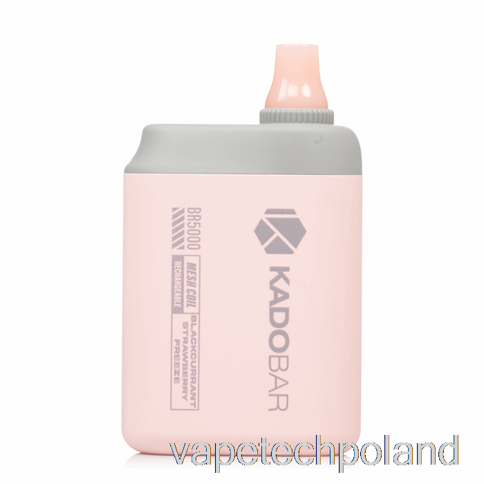 Vape Tech Polska Kado Bar Br5000 Jednorazowe Mrożone Truskawki Z Czarną Porzeczką